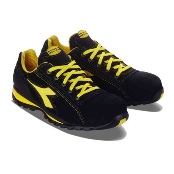 Chaussures de sécurité basses Diadora Glove II S1P SRA Noir / Jaune 38 Chaussures de sécurité basses Diadora Glove II S1P SRA Noir / Jaune 38