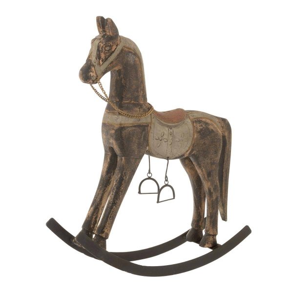 Cheval à Bascule en Bois «Jerrod» 49cm Multicolore Cheval à Bascule en Bois «Jerrod» 49cm Multicolore