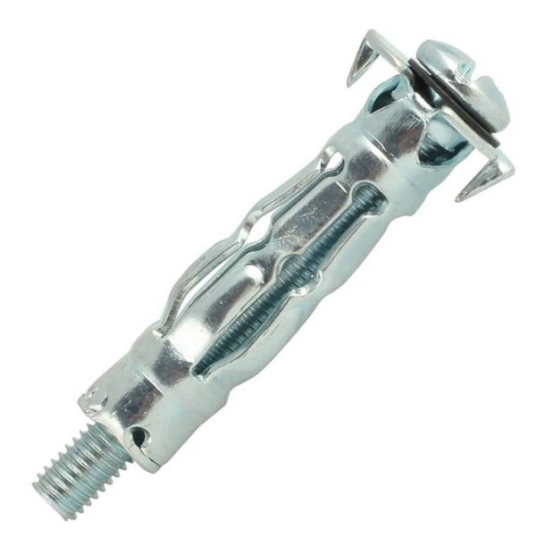 Cheville corps creux acier zingué SPYDER avec vis tête ronde M4X40 (9-15) boîte de 100 – SCELL-IT – 4M-MT Cheville corps creux acier zingué SPYDER avec vis tête ronde M4X40 (9-15) boîte de 100 – SCELL-IT – 4M-MT