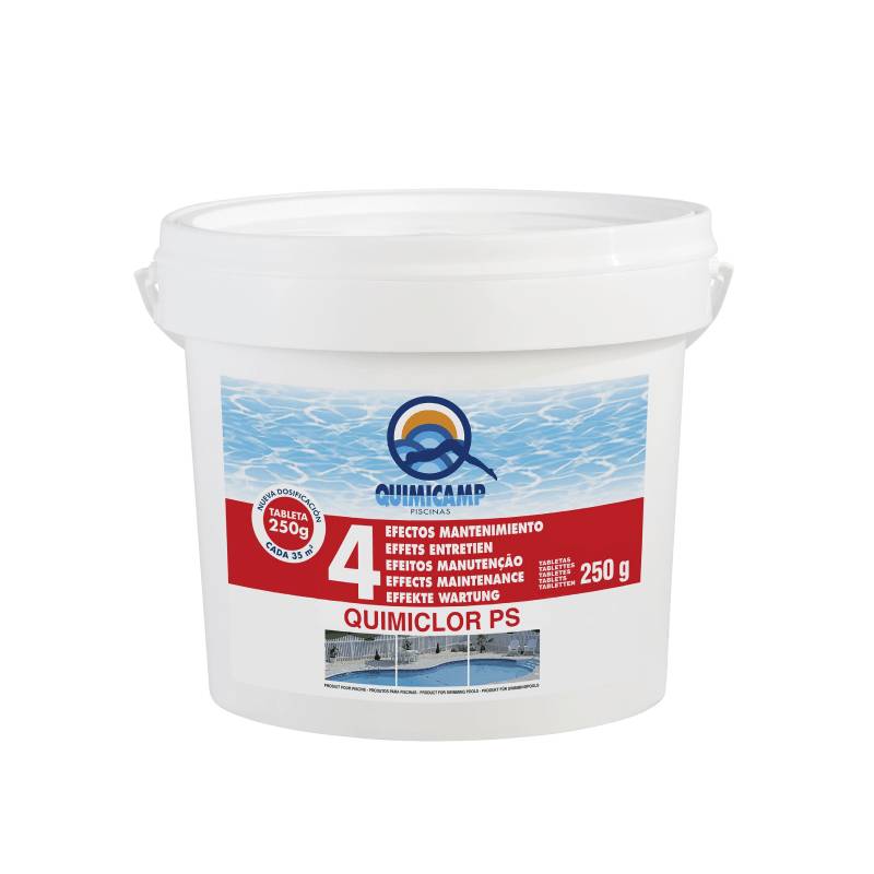 Chlore 4 Actions Comprimés 250g 25 kg