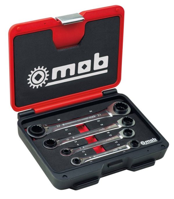 Clé 4×4 – Jeu de 4 en Coffret pour Entretien et Réparation Tout-Terrain – MOB Clé 4×4 – Jeu de 4 en Coffret pour Entretien et Réparation Tout-Terrain – MOB