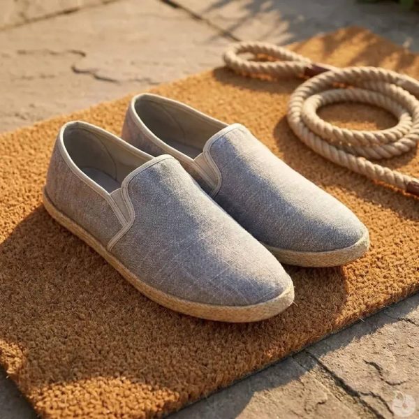 Chaussures Toile Homme Gris – Style Décontracté Basse Chaussures Toile Homme Gris – Style Décontracté Basse