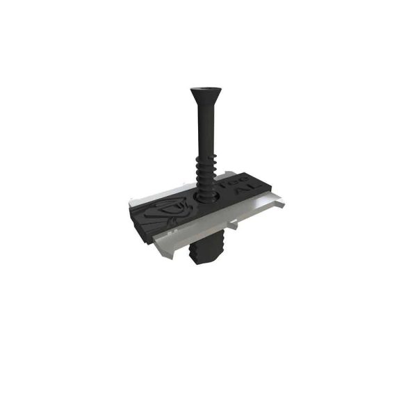 Clip Terrasse Bois COBRA TEE-AL – 90 clips + Vis 4x40mm – Pour Lames Rainurée Bois et Bois Composite – Facile à Poser & Resistant Clip Terrasse Bois COBRA TEE-AL – 90 clips + Vis 4x40mm – Pour Lames Rainurée Bois et Bois Composite – Facile à Poser & Resistant