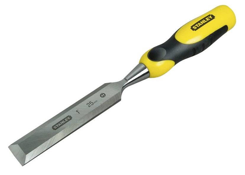 Ciseau à bois manche bi-matière 24 x 143mm longueur totale 330mm - STANLEY - 0-16-880