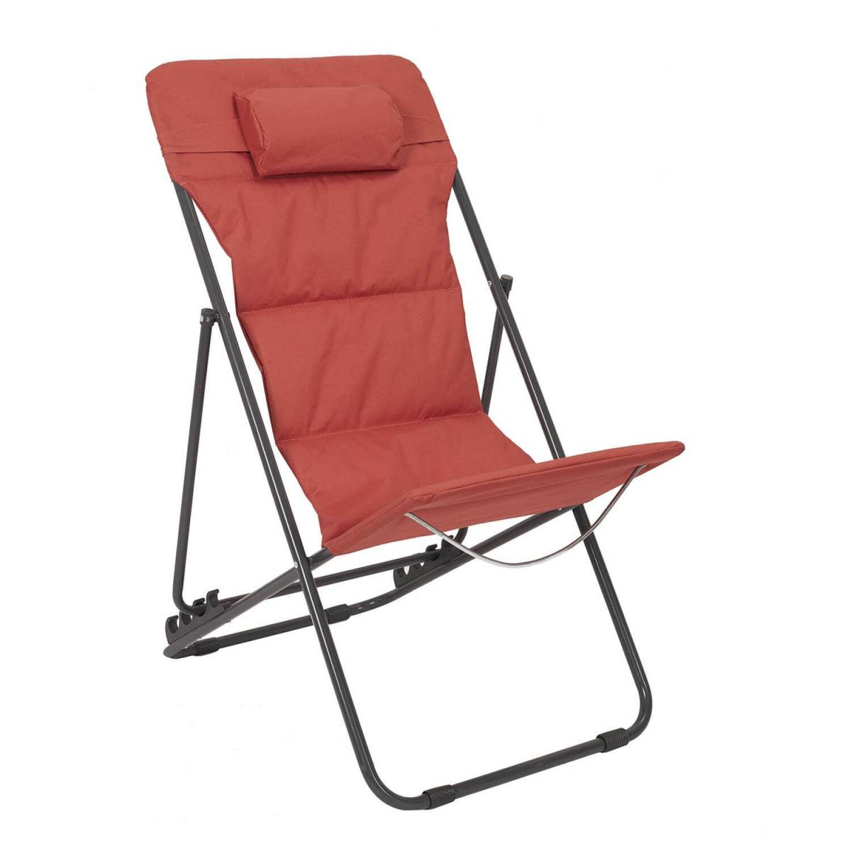 Chilienne avec Têtière Tissu Terracotta - MALAM