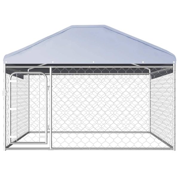 Chenil d’extérieur – Cage d’extérieur – Chenil de jardin avec toit pour chiens 200 x 200 x 135 cm Chenil d’extérieur – Cage d’extérieur – Chenil de jardin avec toit pour chiens 200 x 200 x 135 cm