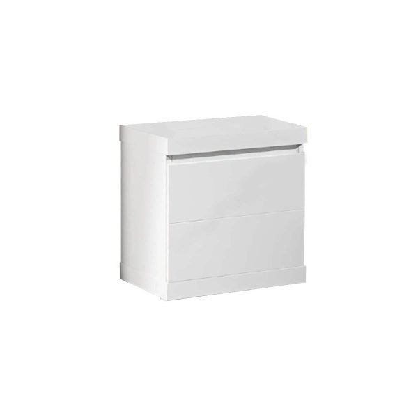 Chevet 1 Porte Réversible Laqué Blanc – DEBBIE Chevet 1 Porte Réversible Laqué Blanc – DEBBIE