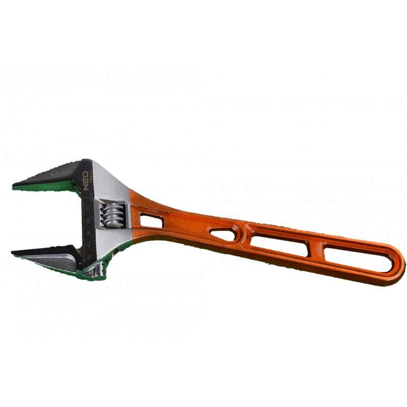 Clés à molette manche metal plastifié 0-43 mm NEO TOOLS - taille 156 mm - NEO TOOLS