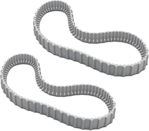 Chenilles de remplacement grises (2 pièces) pour dolphin gamme e et t 9983152-R2 Dolphin