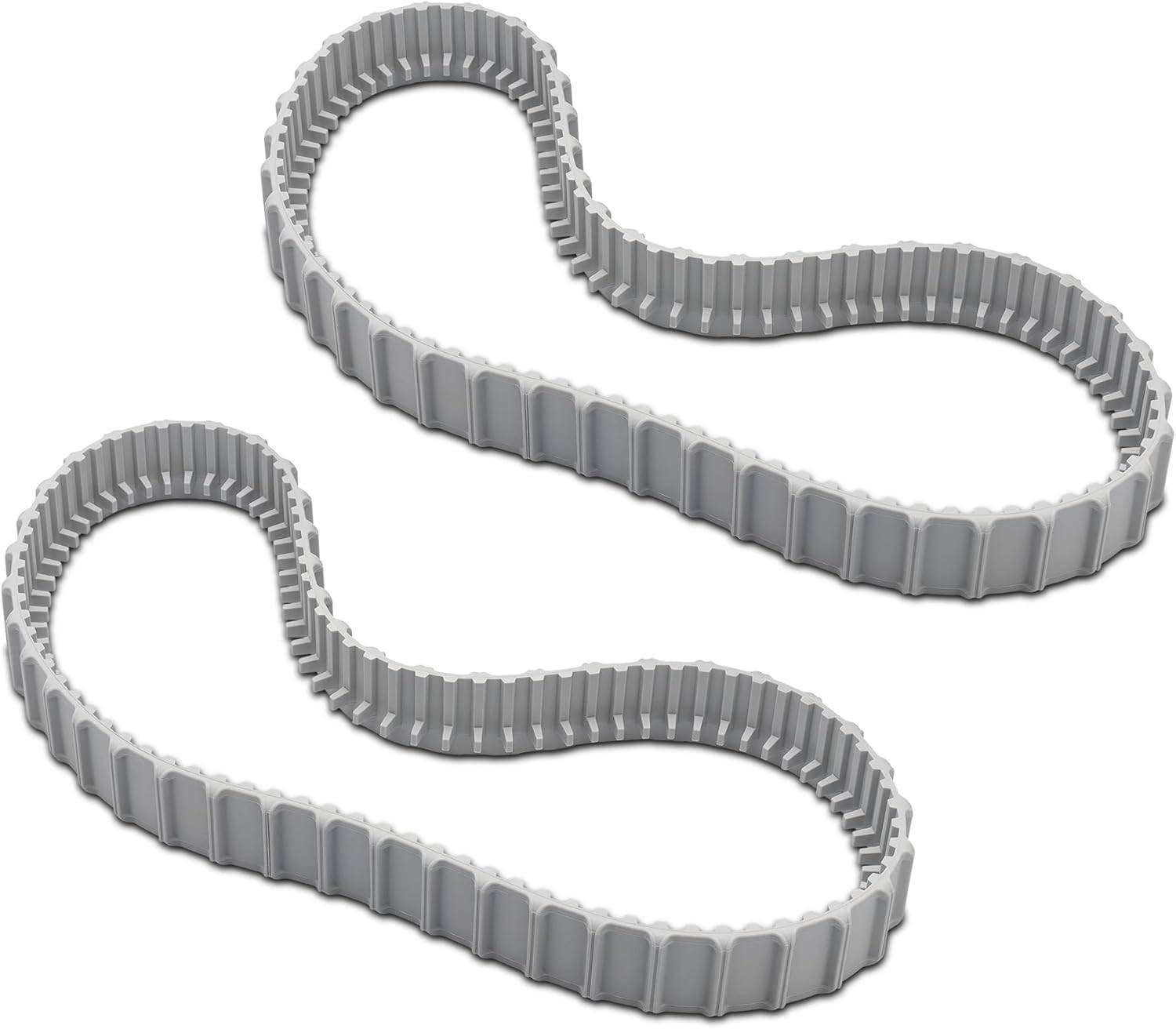 Chenilles de remplacement grises (2 pièces) pour dolphin gamme e et t 9983152-R2 Dolphin