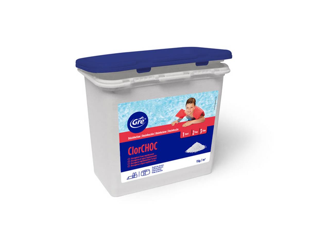 Chlore choc granulés 1 kg - Gré