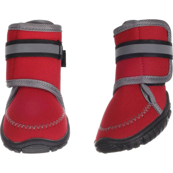 Chaussures Kajan Rouge M 8.1 x 6.2 cm. 2 pièces pour chien Chaussures Kajan Rouge M 8.1 x 6.2 cm. 2 pièces pour chien