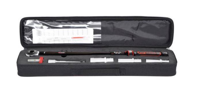 Clé dynamométrique Ergotorqueprecision avec trousse KS TOOLS 40-200Nm - 5 pièces - 516.1905