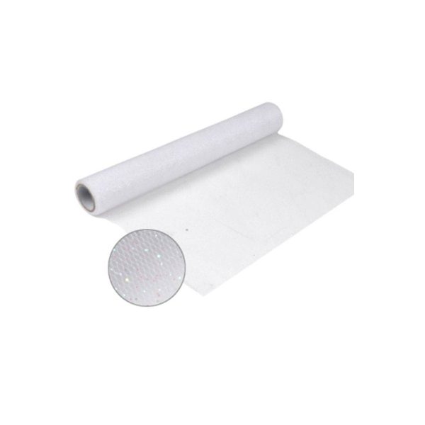 Chemin de Table Jetable «Tulle» 30cmx5m Blanc Chemin de Table Jetable «Tulle» 30cmx5m Blanc
