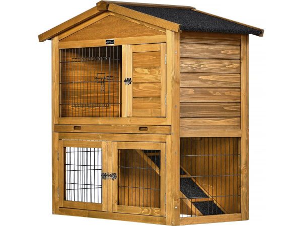 Clapier Poulailler En Bois «noisette» – 102 X 55 X 100 Cm – Marron -habitat Et Jardin Clapier Poulailler En Bois «noisette» – 102 X 55 X 100 Cm – Marron -habitat Et Jardin