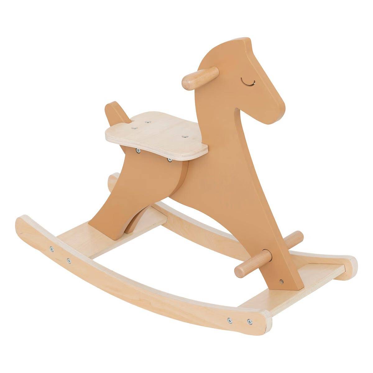 Cheval à Bascule en Bois "Lago" 64cm Marron
