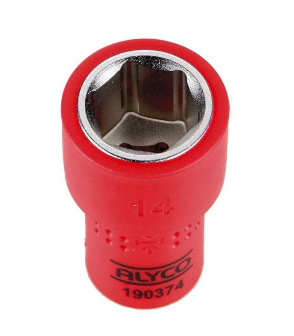 Clé à douille 1/4 isolée 10 mm ALYCO 190370 Clé à douille 1/4 isolée 10 mm ALYCO 190370