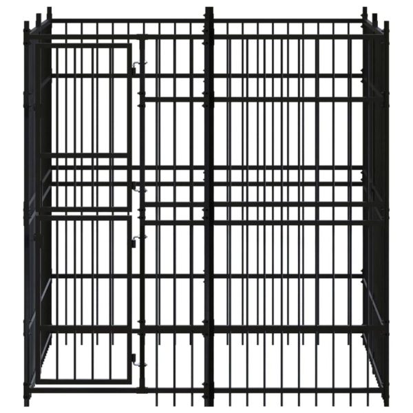 Chenil d’extérieur – Cage d’extérieur – Chenil de jardin pour chiens Acier 3,69 m² Chenil d’extérieur – Cage d’extérieur – Chenil de jardin pour chiens Acier 3,69 m²