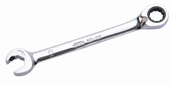 Clé mixte fourche effet cliquet 13 mm SAM – 50CF13 Clé mixte fourche effet cliquet 13 mm SAM – 50CF13