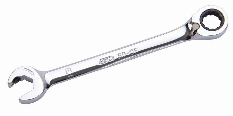 Clé mixte fourche effet cliquet 13 mm SAM - 50CF13