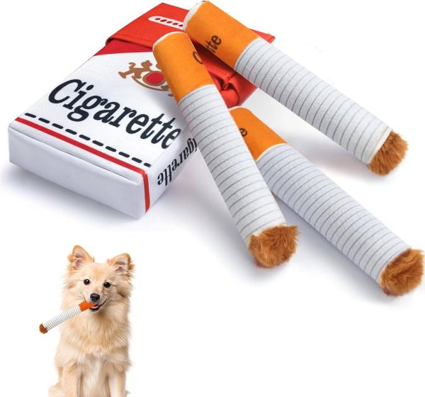 Cigarette Grinçante pour Chien – Jouet Amusant et Résistant-Living123 Cigarette Grinçante pour Chien – Jouet Amusant et Résistant-Living123