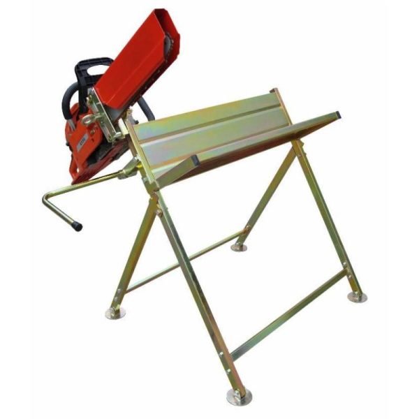 Chevalet avec protection guide chaîne maxi 45 cm Chevalet avec protection guide chaîne maxi 45 cm