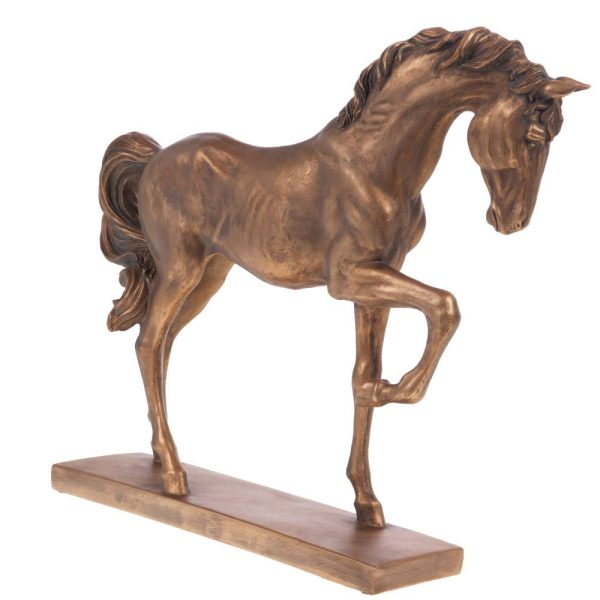 Cheval sur socle patine 55 cm Cheval sur socle patine 55 cm