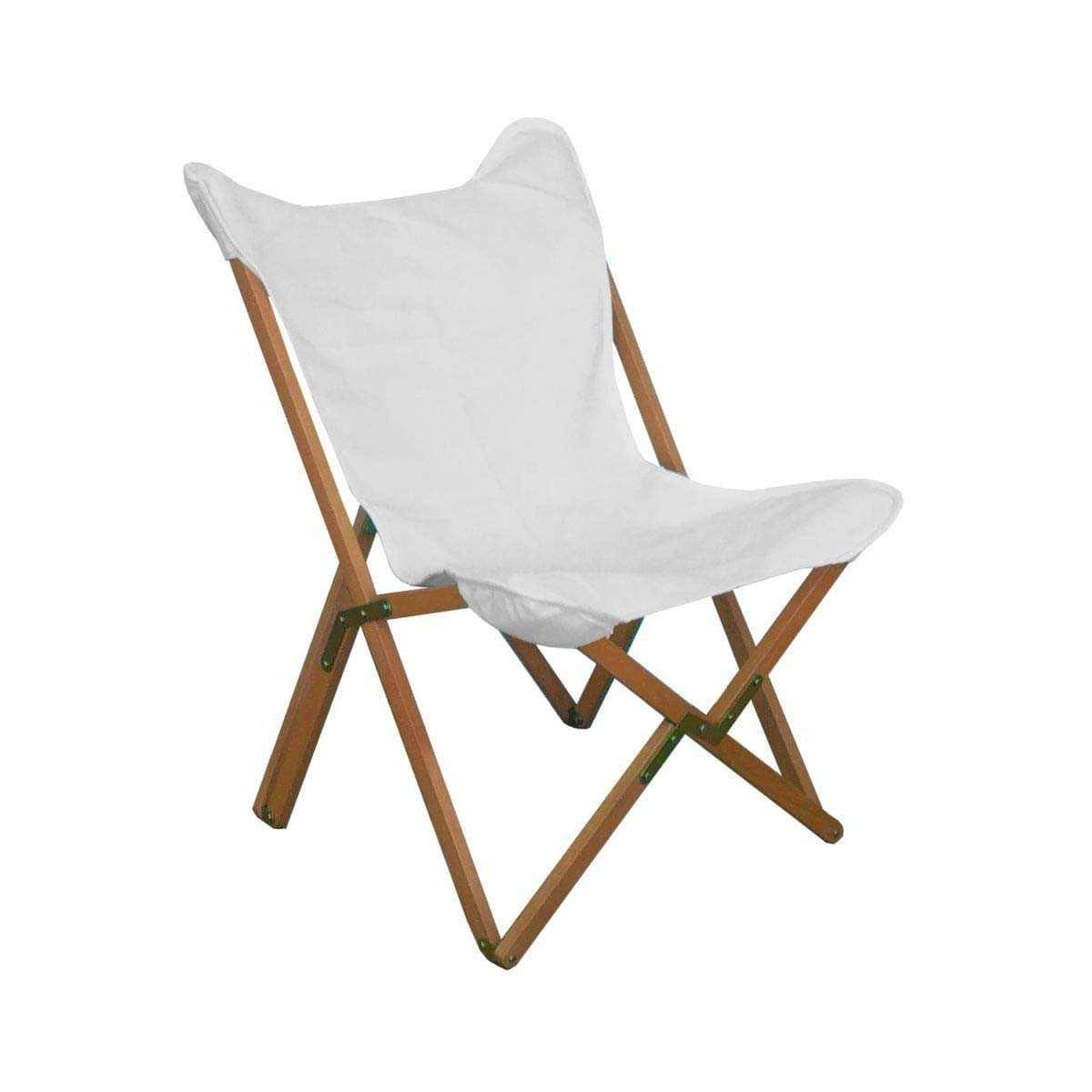 Chilienne en acacia et toile Mimosa