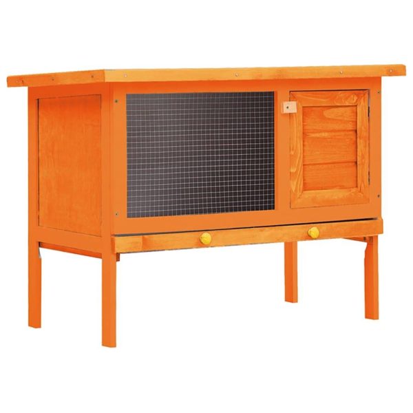 Clapier d’extérieur Enclos pour petits animaux 1 niveau Bois vidaXL 170157 Clapier d’extérieur Enclos pour petits animaux 1 niveau Bois vidaXL 170157