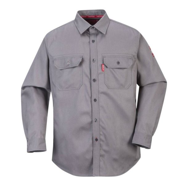 Chemise de travail Ignifugée Portwest Bizflame Gris S