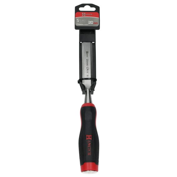 Ciseau à bois bi-matière SPRO à frapper 20mm – HANGER – 110408 Ciseau à bois bi-matière SPRO à frapper 20mm – HANGER – 110408
