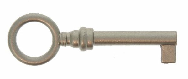 Clé moderne zamak finition nickelé mat – CADAP – C0394/19V