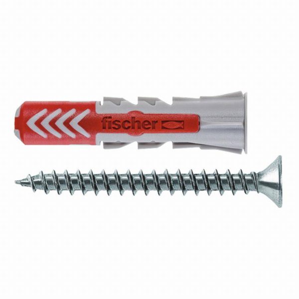 Cheville tous matériaux DuoPower FISCHER 5×25 + Vis – Boite de 50 – 555105 Cheville tous matériaux DuoPower FISCHER 5×25 + Vis – Boite de 50 – 555105