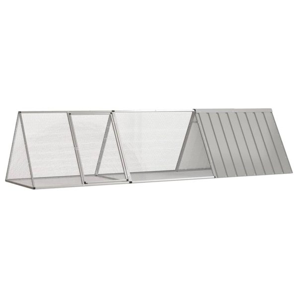 Clapier extérieur modulable acier galvanisé pour lapin Gris – ComfortXL Outdoor Living Clapier extérieur modulable acier galvanisé pour lapin Gris – ComfortXL Outdoor Living