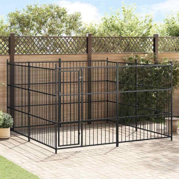 Chenil d’extérieur pour chiens 300 x 300 x 185 cm vidaXL 170894