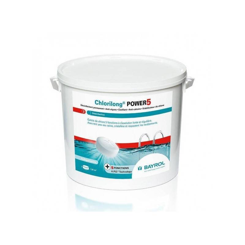 Chlore multifonctions Bayrol Chlorilong Power 5 fonctions - 5kg -