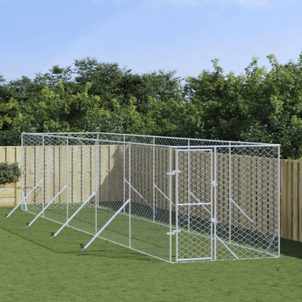 Chenil Extérieur Acier Galvanisé pour Chiens et Animaux Jardin 2x10x2 m – ComfortXL Outdoor Living Chenil Extérieur Acier Galvanisé pour Chiens et Animaux Jardin 2x10x2 m – ComfortXL Outdoor Living