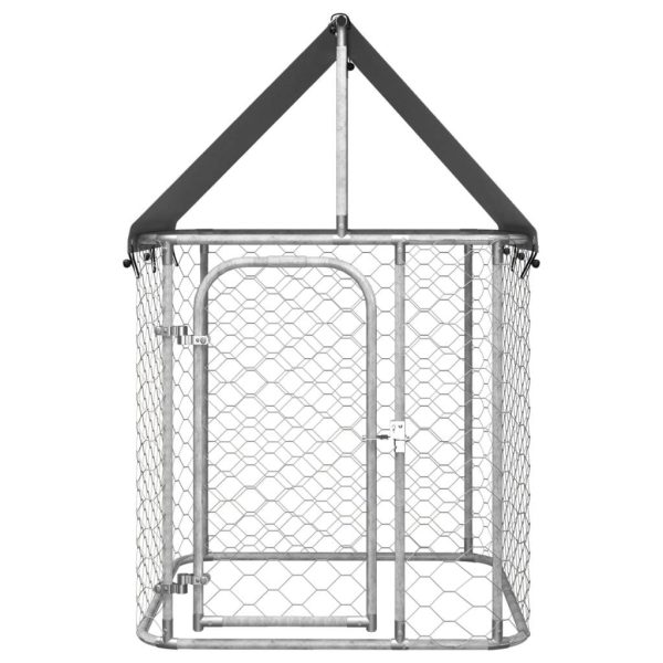 Chenil d’extérieur – Cage d’extérieur – Chenil de jardin avec toit 100x100x150 cm Chenil d’extérieur – Cage d’extérieur – Chenil de jardin avec toit 100x100x150 cm
