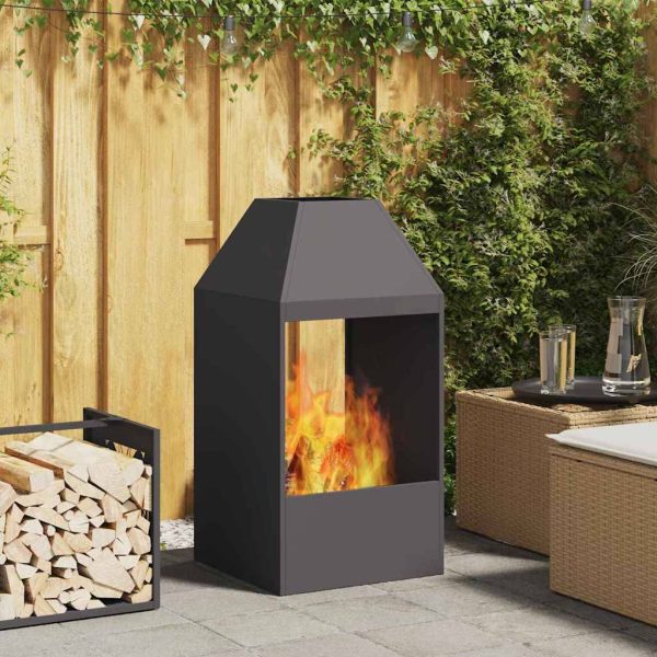 Cheminée d’Extérieur Acier Design Rectangulaire pour Jardin Terrasse Marron 100cm – ComfortXL Outdoor Living Cheminée d’Extérieur Acier Design Rectangulaire pour Jardin Terrasse Marron 100cm – ComfortXL Outdoor Living