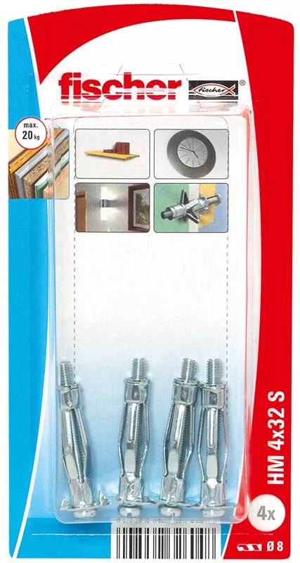 Chevilles métalliques HM avec vis - FISCHER - 26250