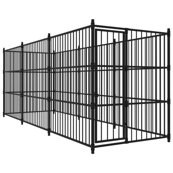 Chenil d’extérieur pour chiens 450 x 150 x 185 cm vidaXL 170892