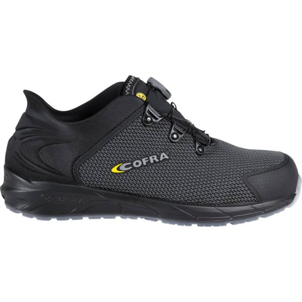 Chaussures de sécurité COFRA AEROBIC ESD S3S SC FO SR Gris / Noir 47 Chaussures de sécurité COFRA AEROBIC ESD S3S SC FO SR Gris / Noir 47