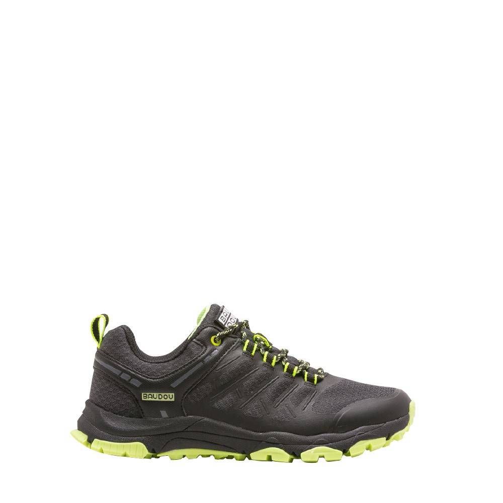 Chaussures polyvalentes waterproof Krill noir et jaune 46 Baudou
