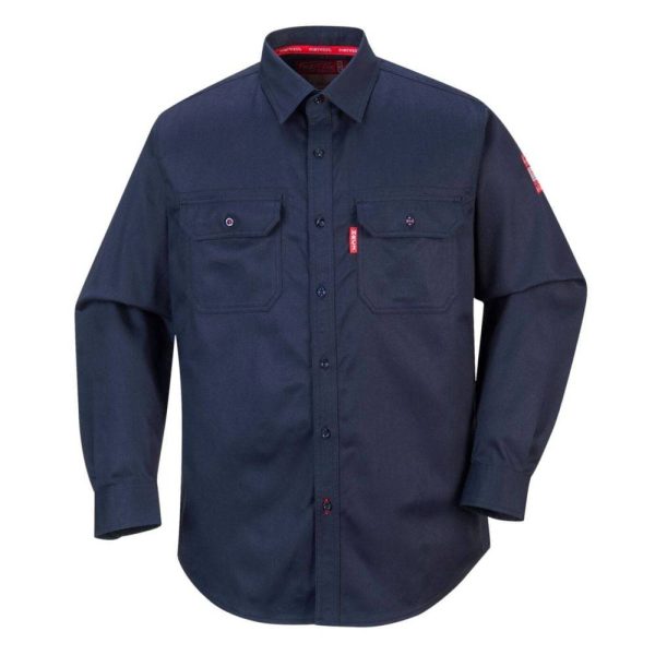 Chemise de travail Ignifugée Portwest Bizflame Marine XL