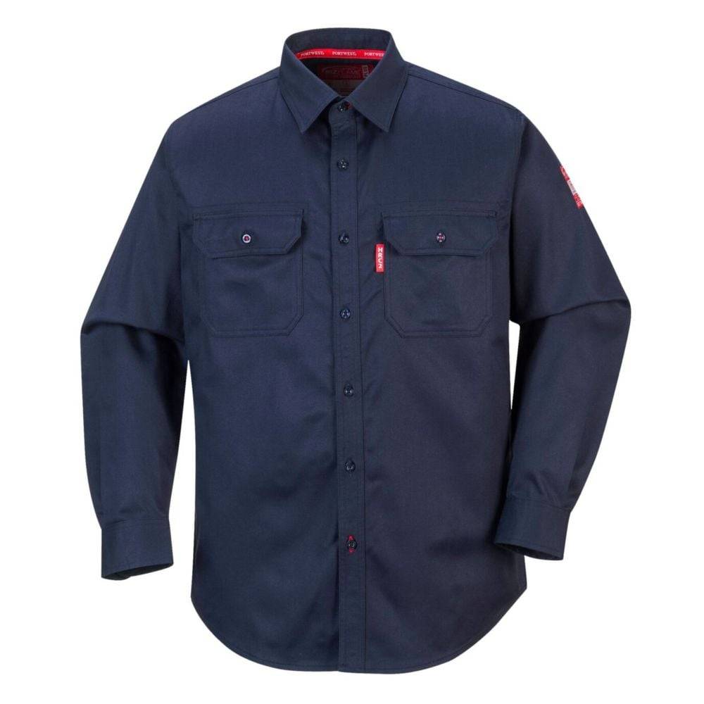 Chemise de travail Ignifugée Portwest Bizflame Marine XXL