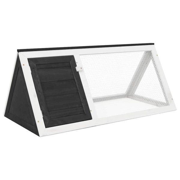 Clapier Gris Bois vidaXL 170852 Clapier Gris Bois vidaXL 170852