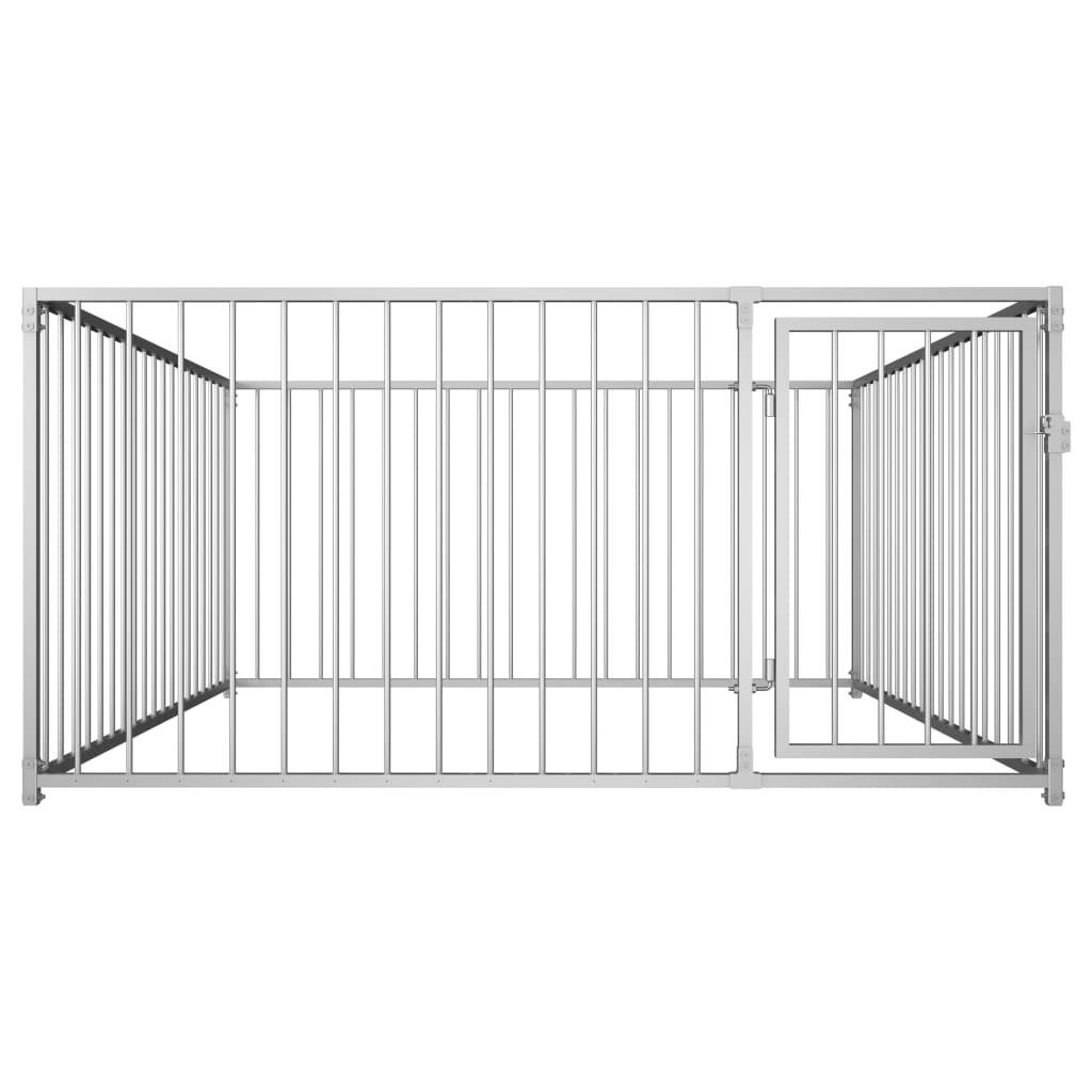 Chenil d'extérieur - Cage d'extérieur - Chenil de jardin pour chiens 200 x 200 x 100 cm