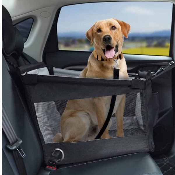 Chenil pour voiture – siège de sécurité pour chien Noir – MCBOSON Chenil pour voiture – siège de sécurité pour chien Noir – MCBOSON