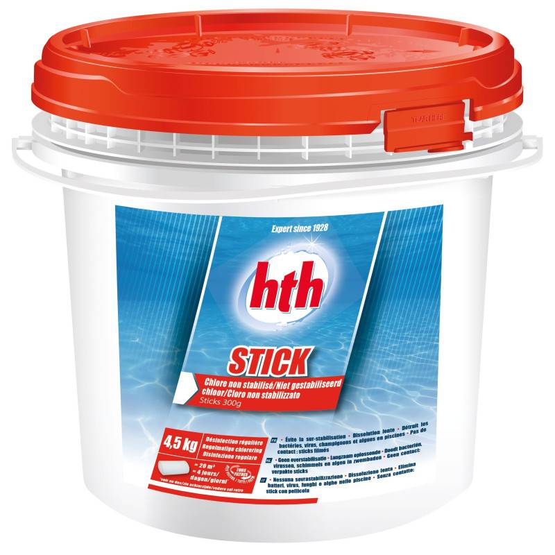 Hypochlorite de calcium hth® STICK 4,5 kg - 4,5kg