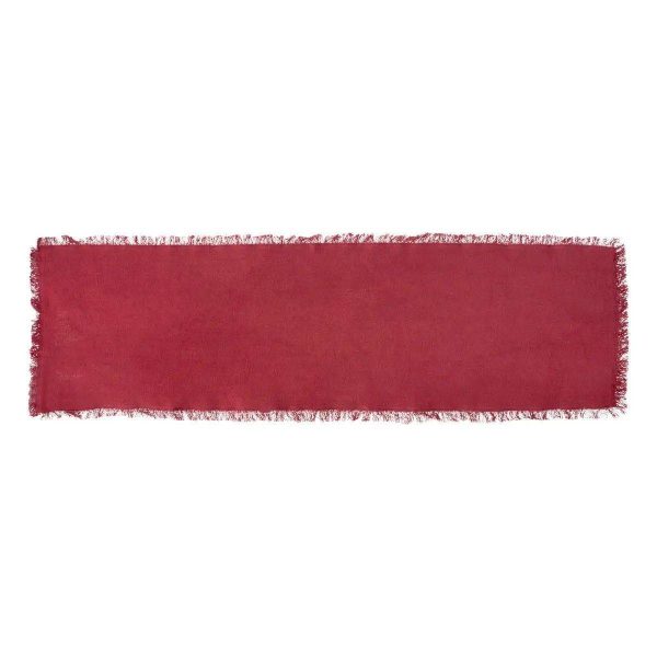 Chemin de Table «Maha» 38x140cm Rouge Grenat Chemin de Table «Maha» 38x140cm Rouge Grenat